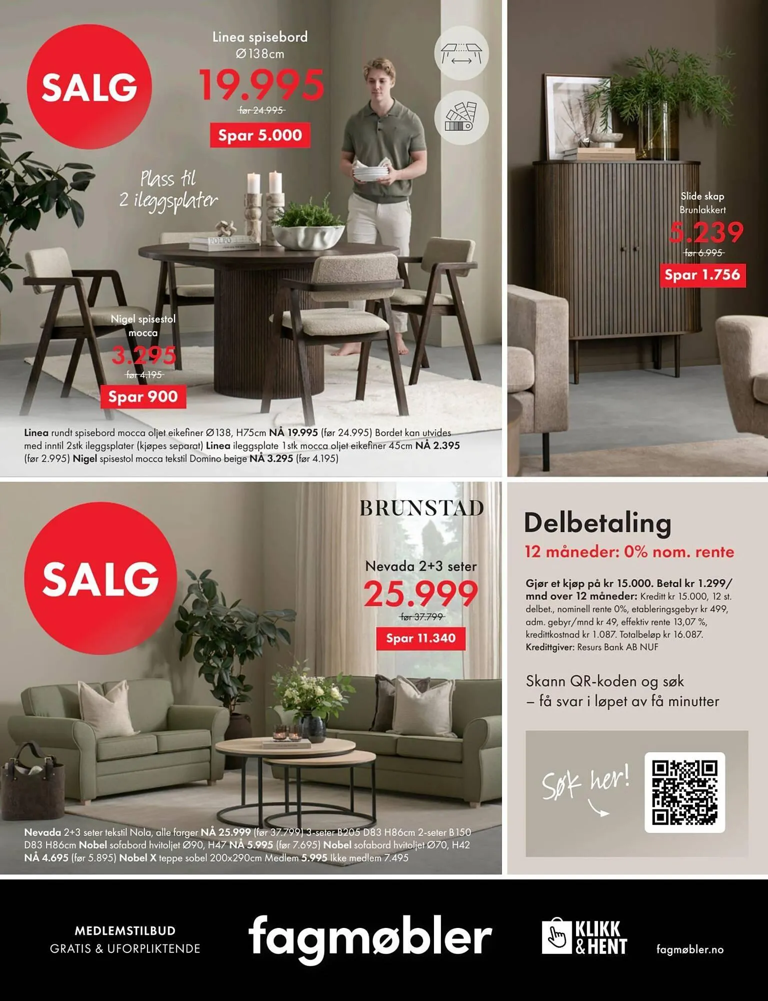 Fagmøbler kundeavis fra 1. februar til 1. mars 2026 - kundeavisside 24