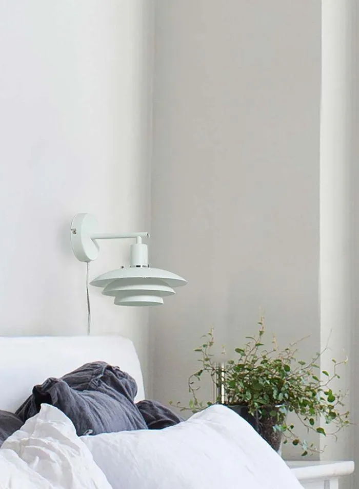 Epsilon vegglampe - hvit