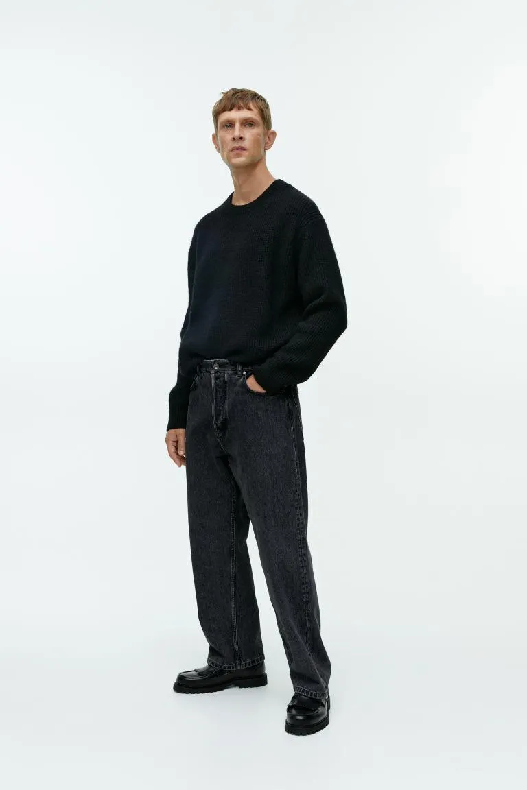 OCEAN Loose Straight Jeans