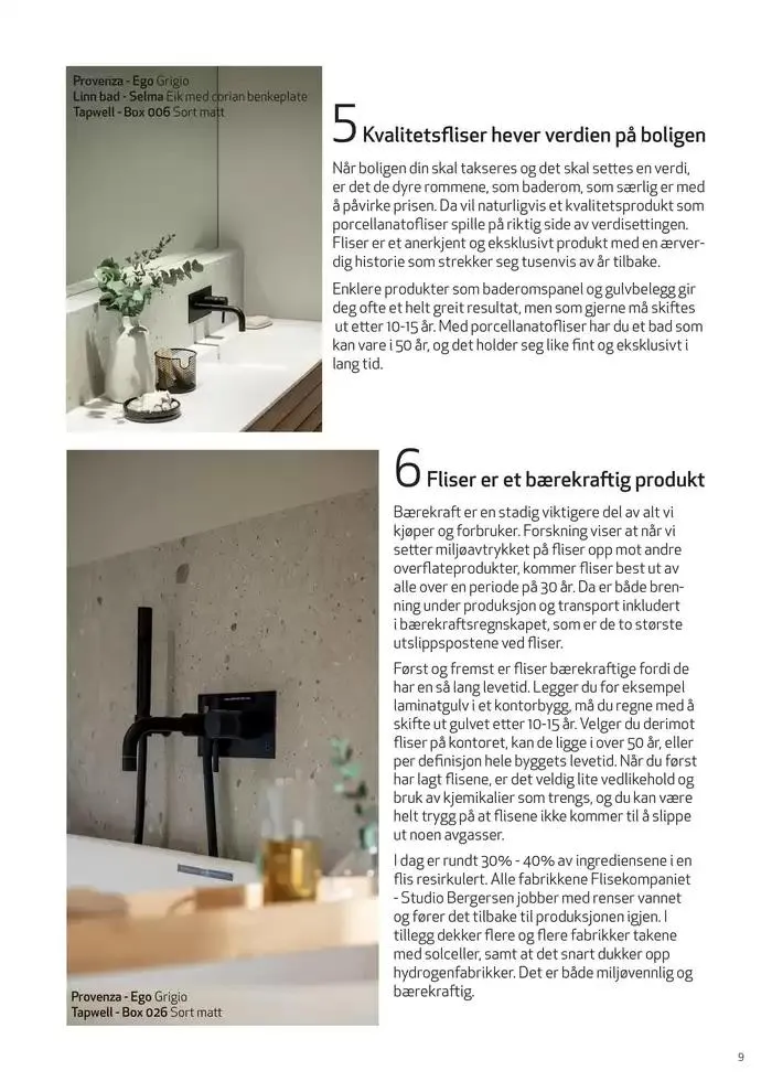 Hjem & baderom fra 29. oktober til 31. desember 2024 - kundeavisside 9