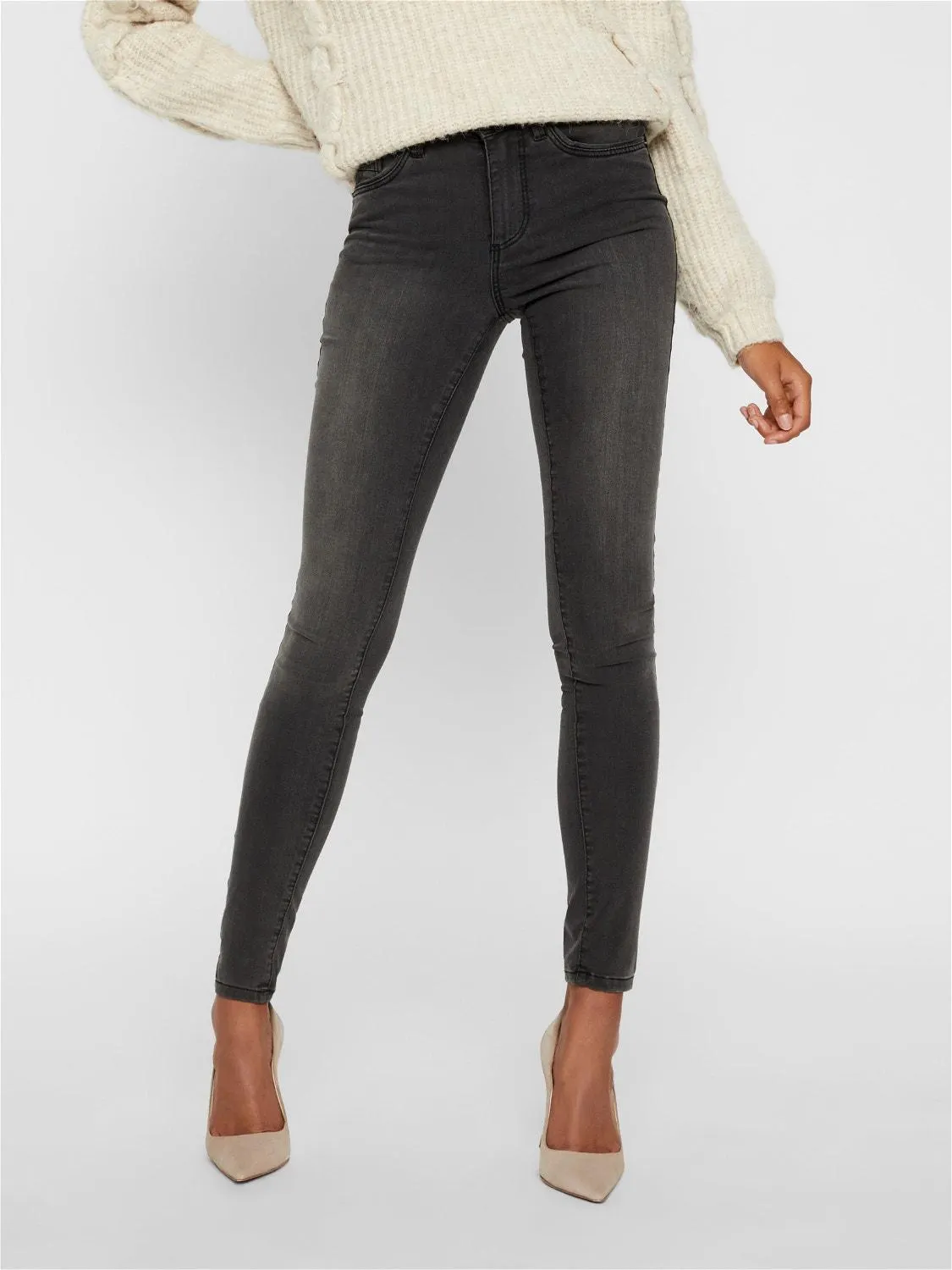 VMTANYA Middels høyt snitt Skinny Fit Jeans