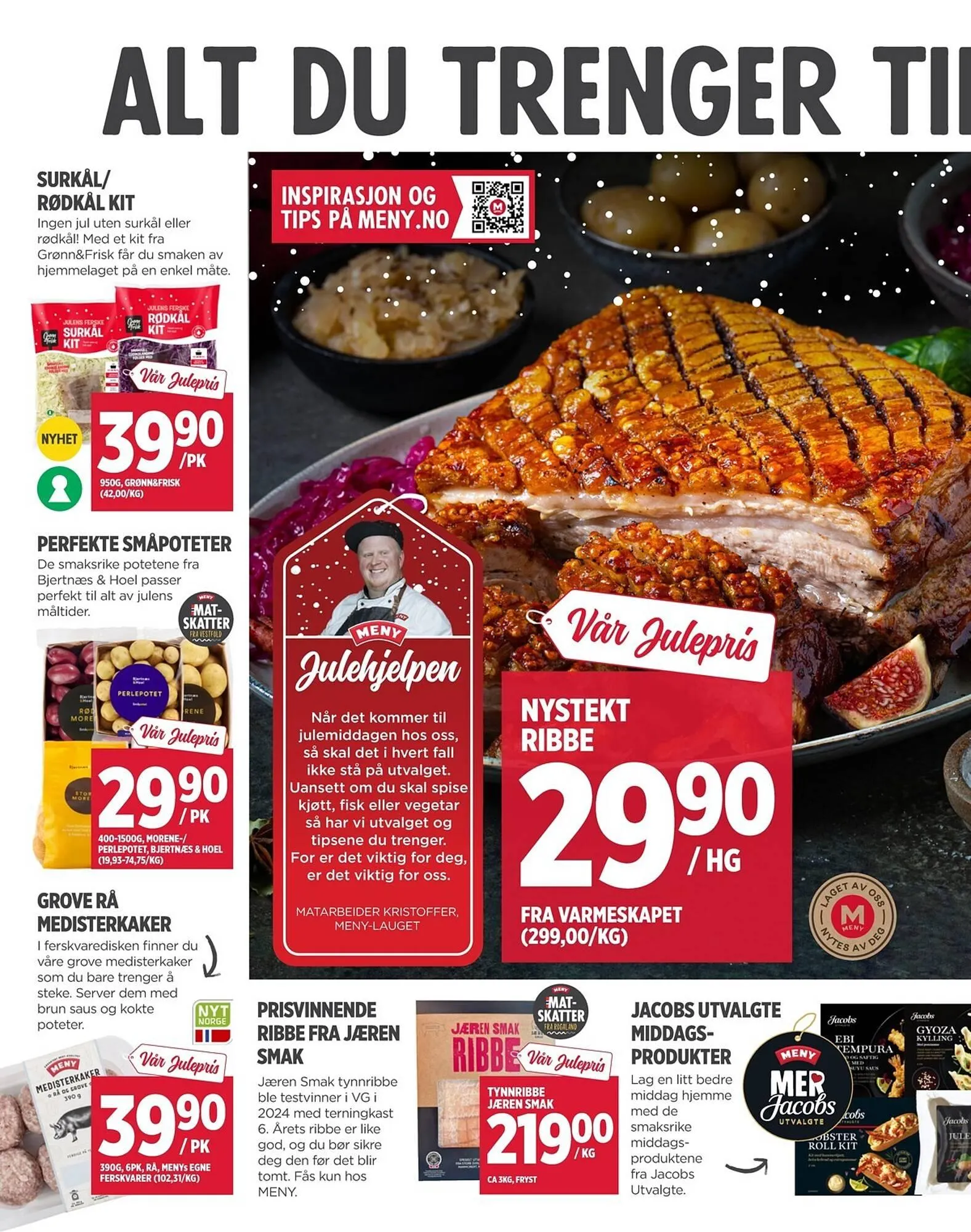 Meny kundeavis fra 14. desember til 24. desember 2025 - kundeavisside 4