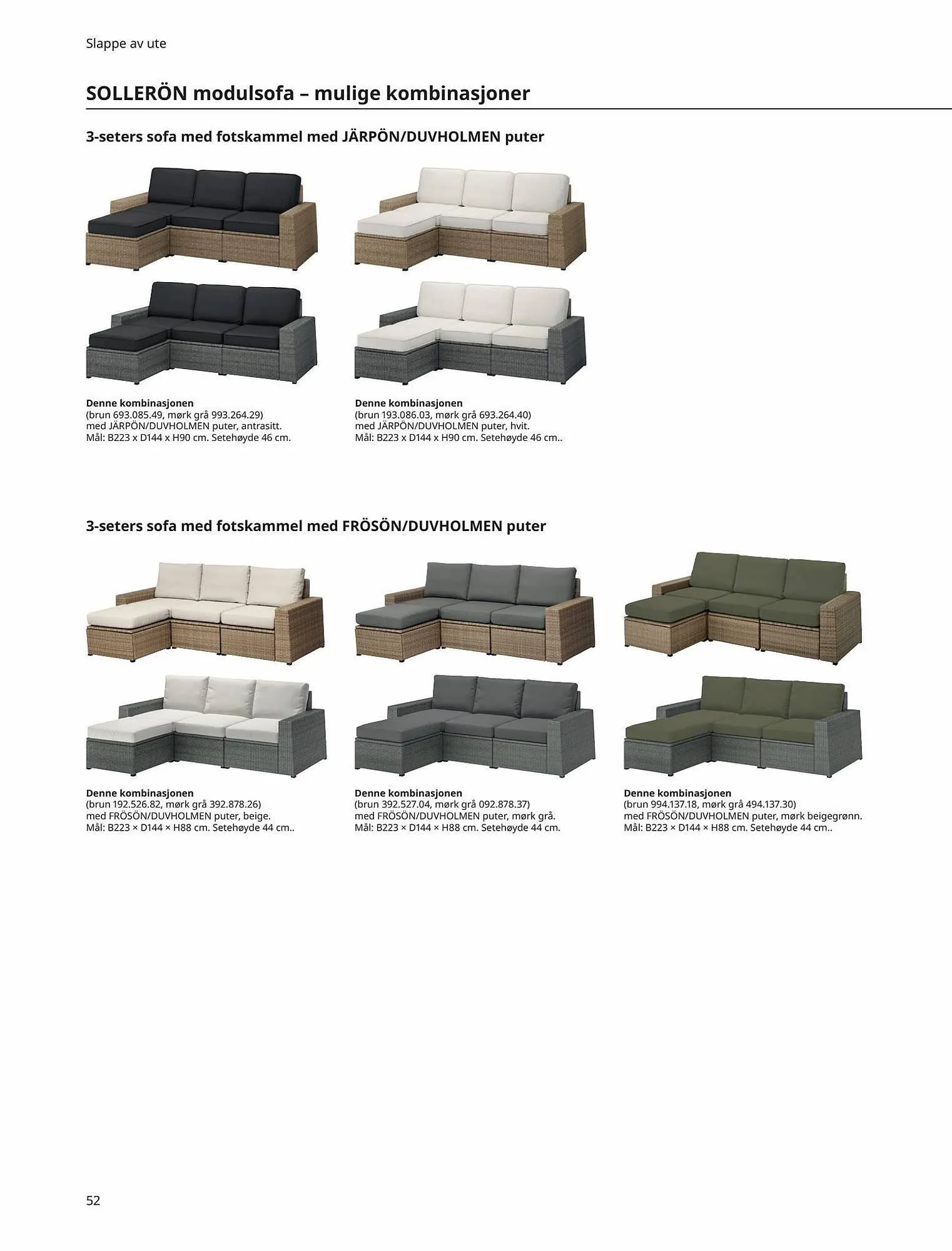 IKEA Kundeavis fra 5. mai til 31. august 2023 - kundeavisside 52
