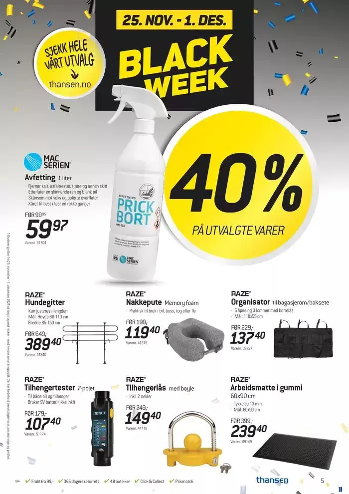 Aktuelle tilbud og kampanjer fra 25. november til 1. desember 2024 - kundeavisside 5