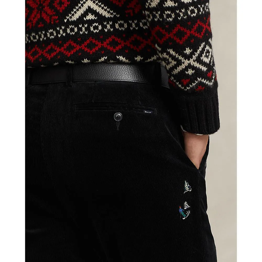 Stretch Slim Fit Skier Corduroy Pant Multi