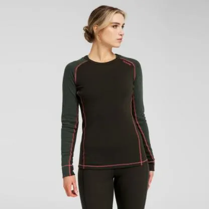 Dovre Women Active Trøye i ull, grønn