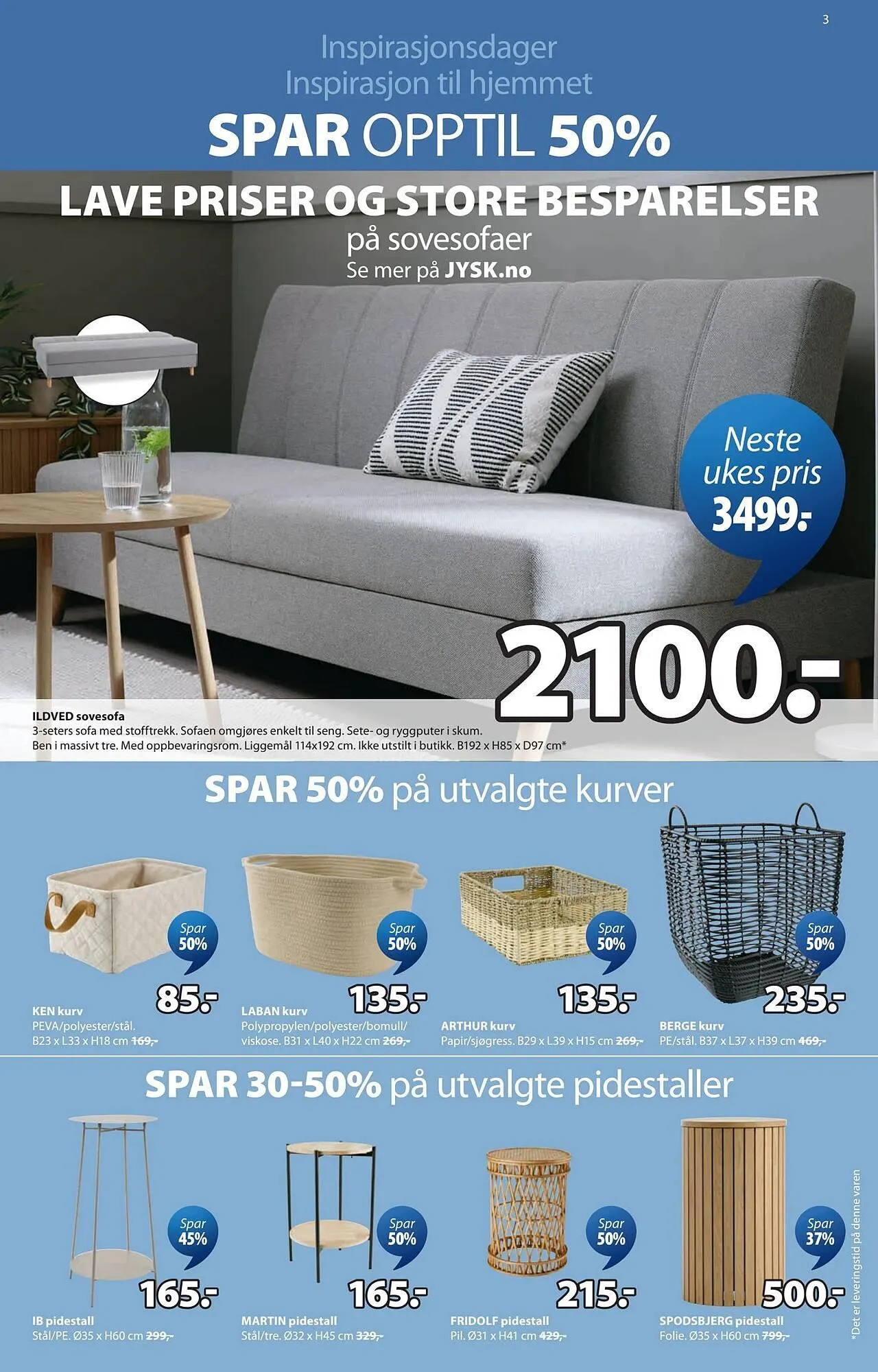 JYSK kundeavis fra 23. februar til 1. mars 2026 - kundeavisside 3
