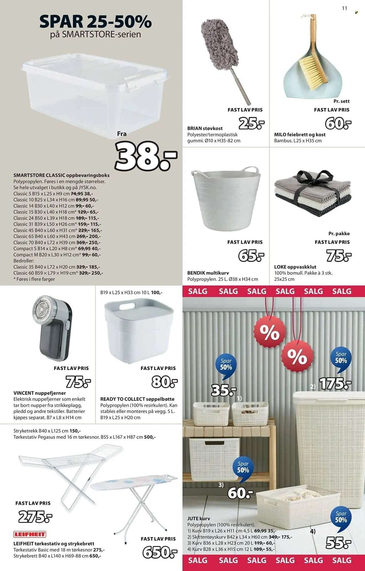 JYSK kundeavis fra 24. desember til 10. januar 2026 - kundeavisside 11