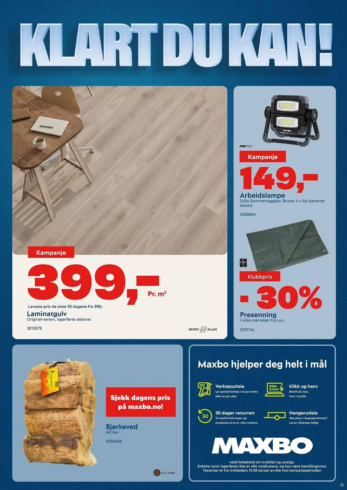 Maxbo Kundeavis fra 2. september til 25. september 2024 - kundeavisside 12