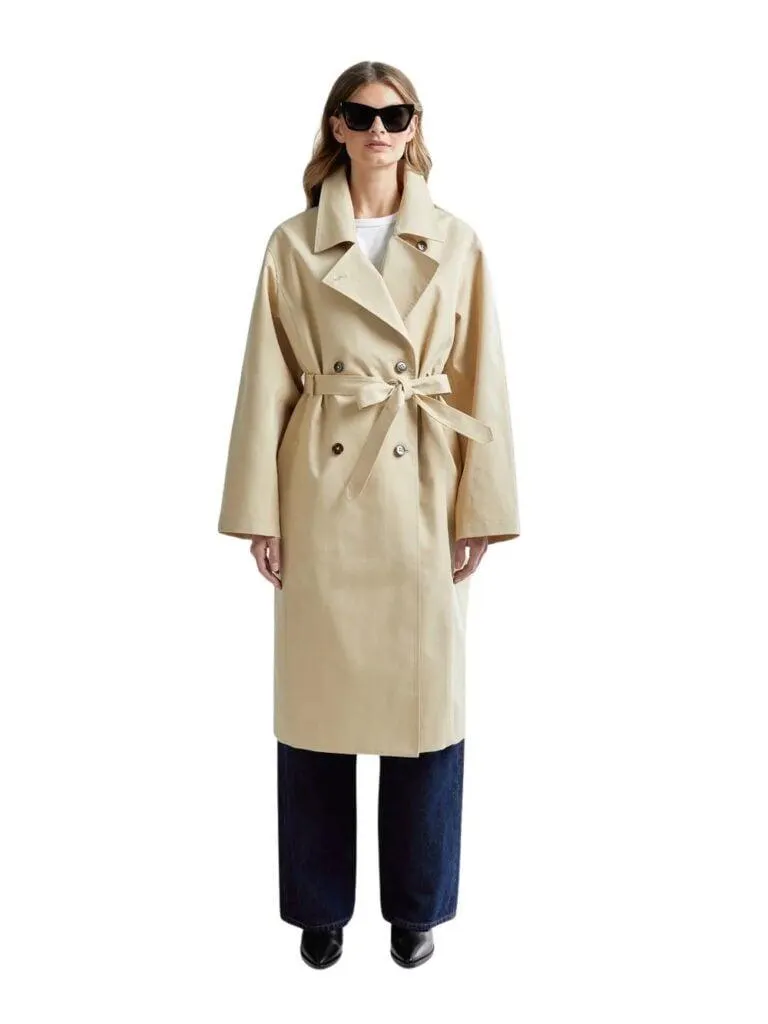 Suela Trench Coat – Beige