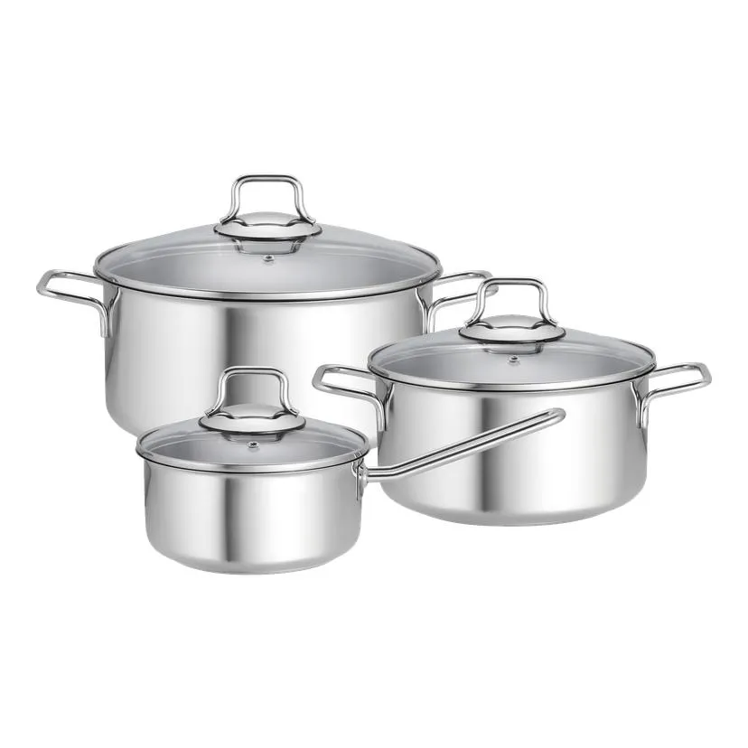 Kastrullset 1,5 l + 3 l + 5 l
