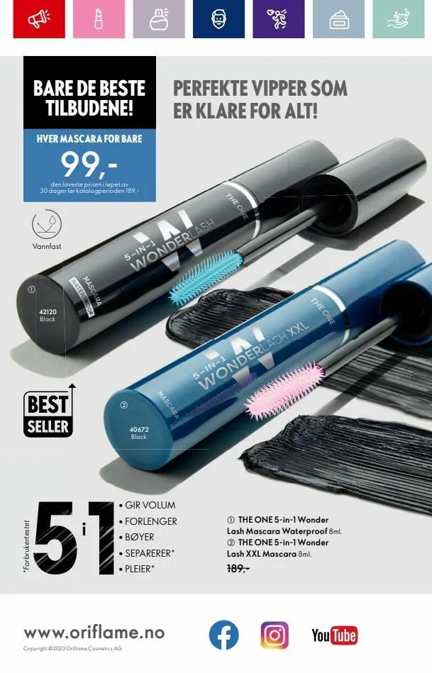 Oriflame kundeavis til 12.09.2023 fra 31. august til 12. september 2023 - kundeavisside 170