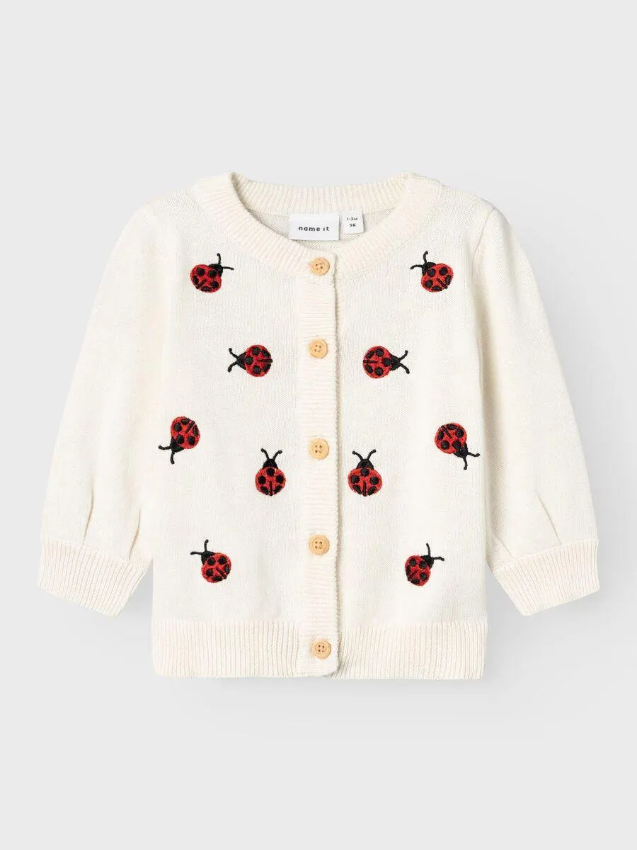 LANGERMET STRIKKET CARDIGAN