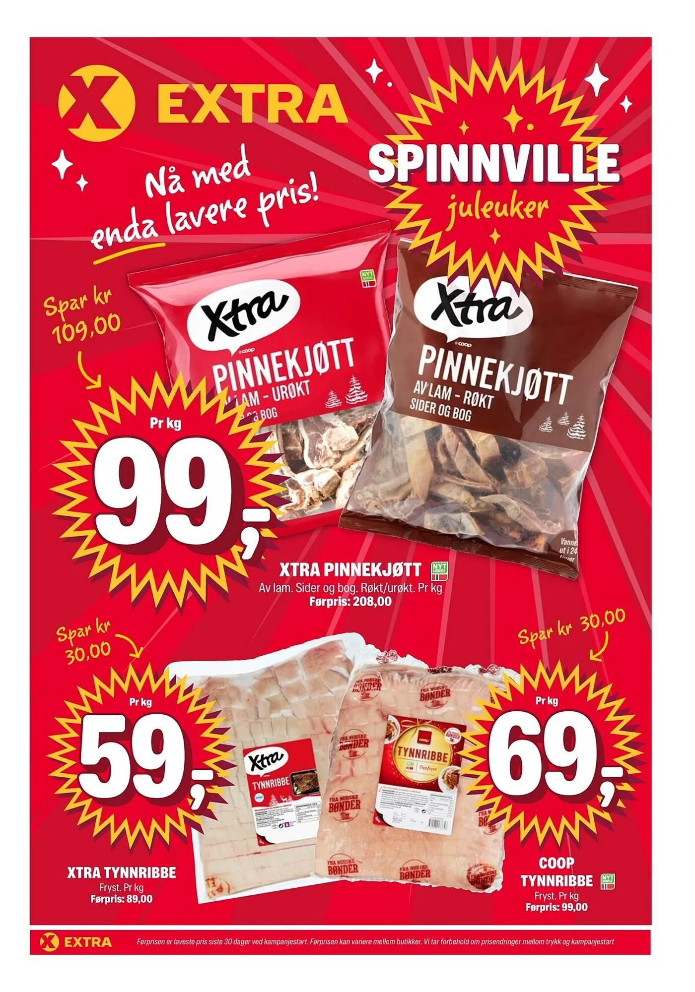 Coop Extra kundeavis fra 22. desember til 4. januar 2026 - kundeavisside 1