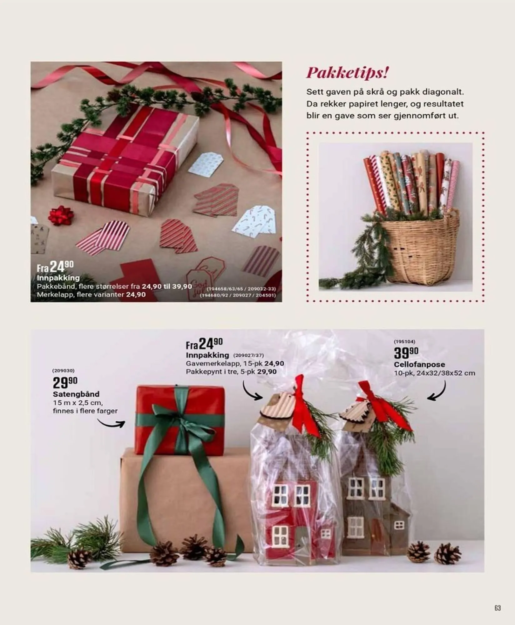Europris kundeavis fra 29. oktober til 24. desember 2025 - kundeavisside 63