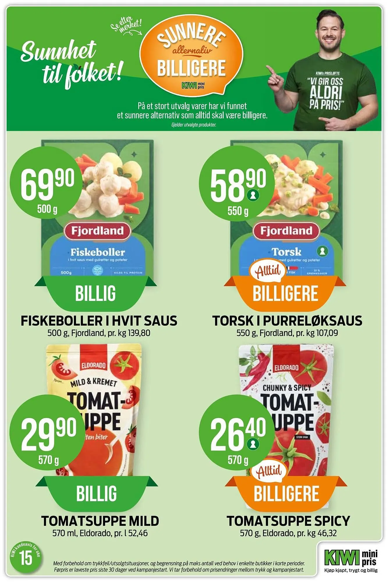 Kiwi kundeavis fra 6. april til 12. april 2026 - kundeavisside 6