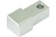 Projolly Square Hjørne inn/ utvendig Silver Matt H:12,5mm