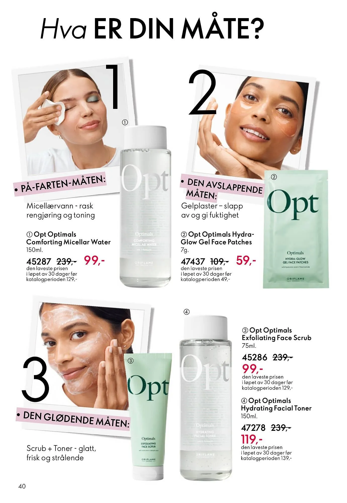 Oriflame katalog fra 1. april til 30. april 2026 - kundeavisside 40