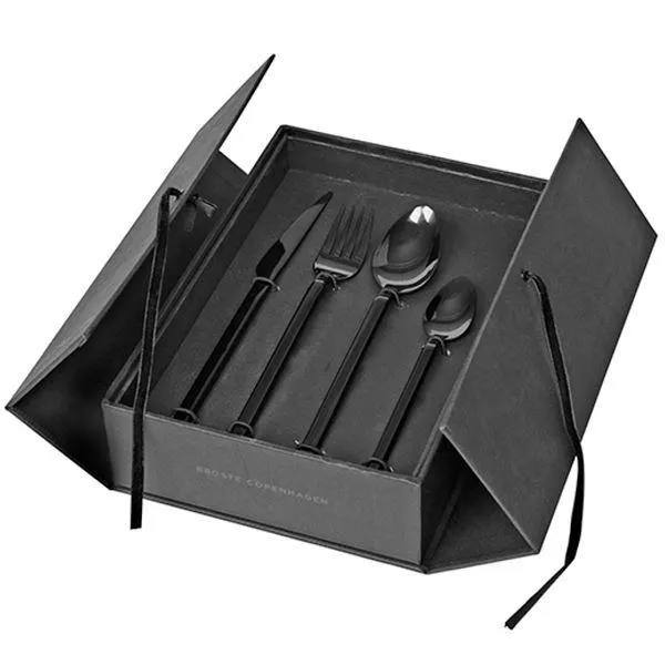 Tvis bestikksett 16 deler titanium black