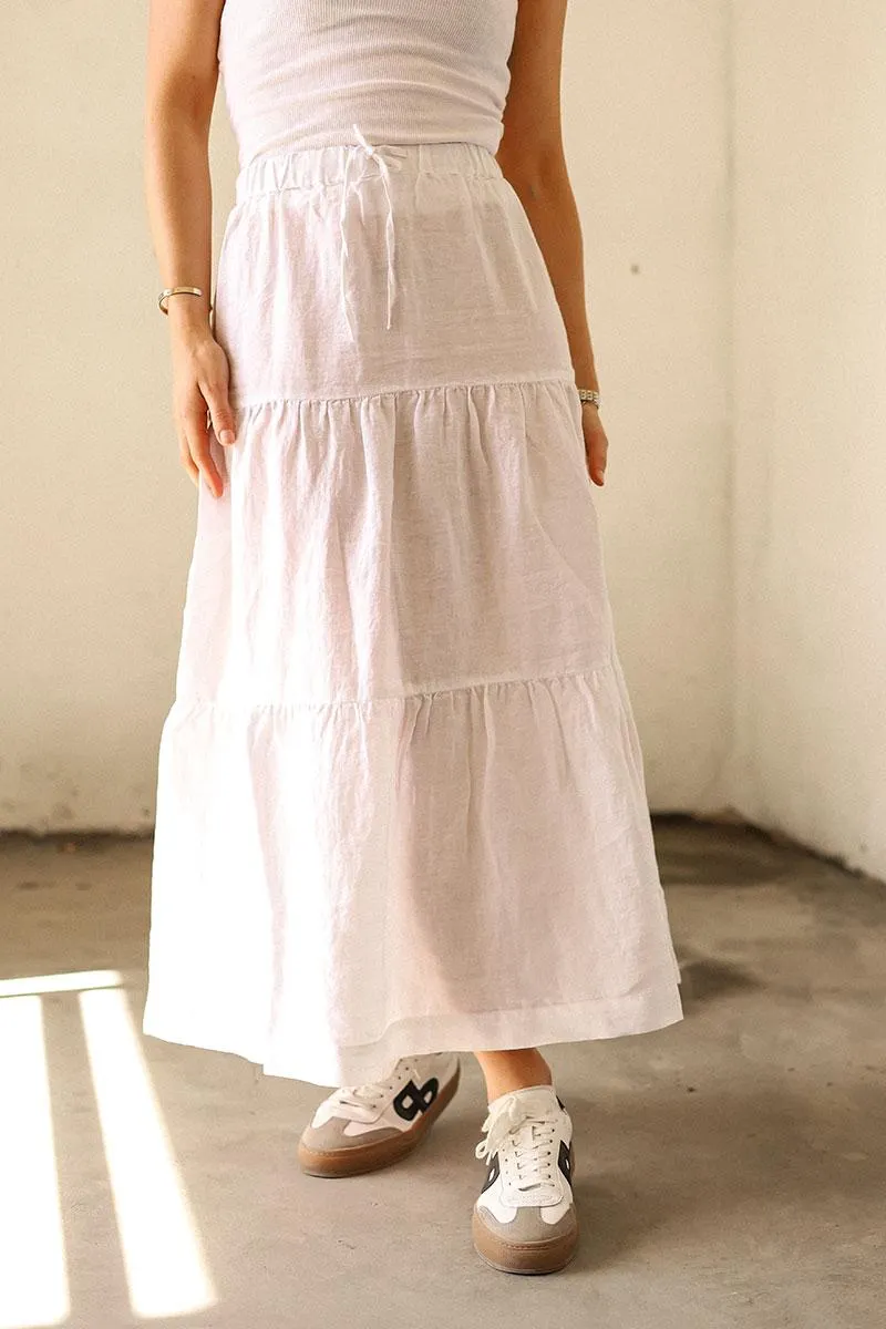 Getia PW Skirt Bright White