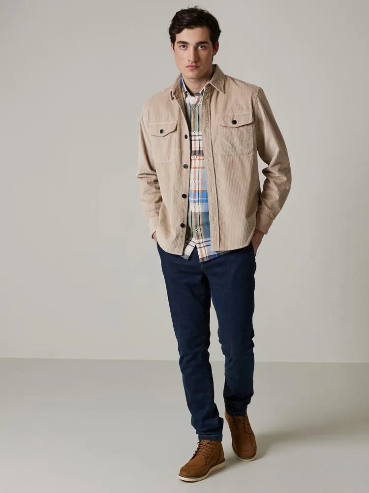 Aron cord skjortejakke