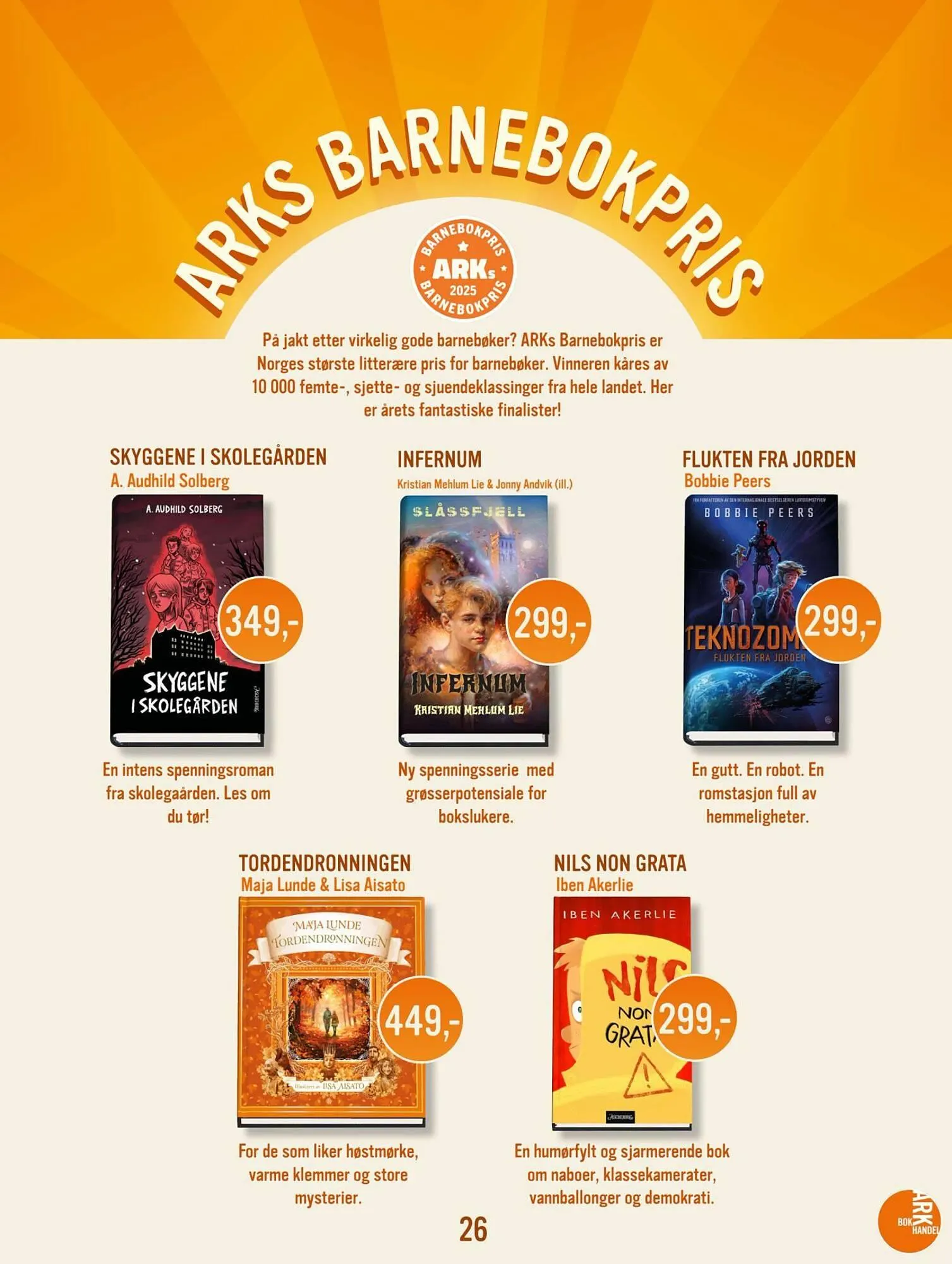 Ark Bokhandel kundeavis fra 1. oktober til 31. oktober 2025 - kundeavisside 26