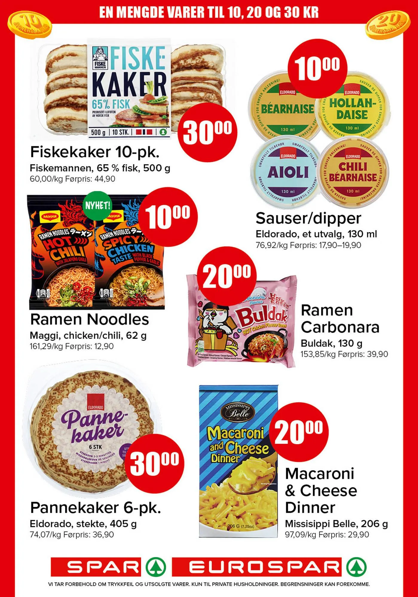 Eurospar kundeavis fra 16. mars til 22. mars 2026 - kundeavisside 6