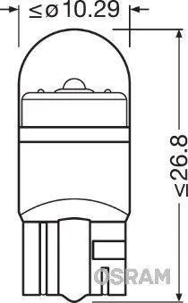 LED W5W BLUE 2 PACK BLISTER