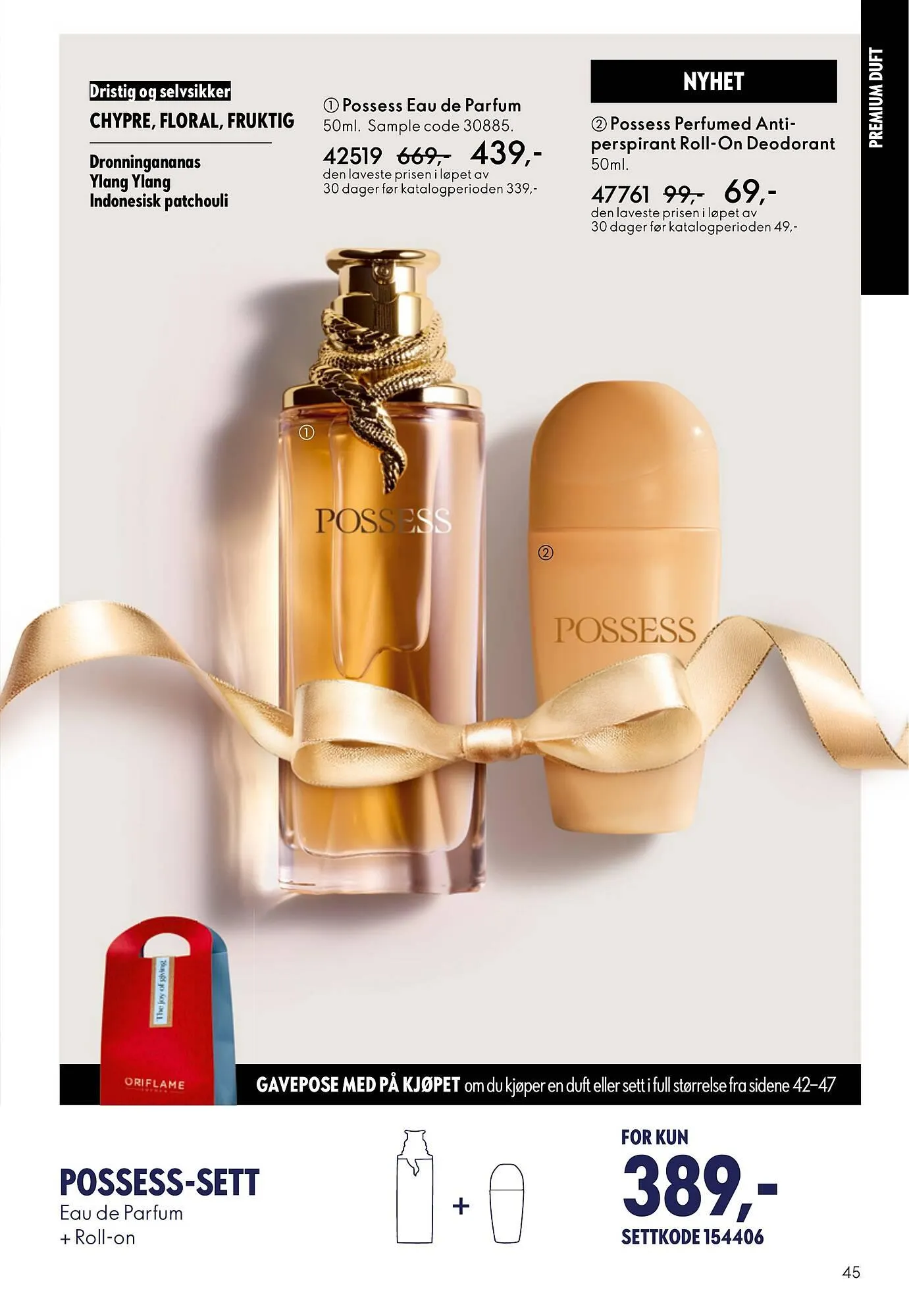 Oriflame katalog fra 10. desember til 30. desember 2025 - kundeavisside 45