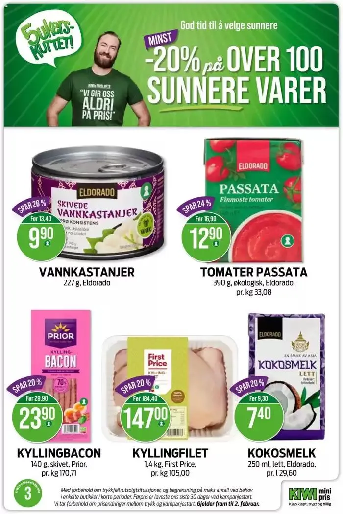 Kiwi Kundeavis fra 13. januar til 19. januar 2025 - kundeavisside 25