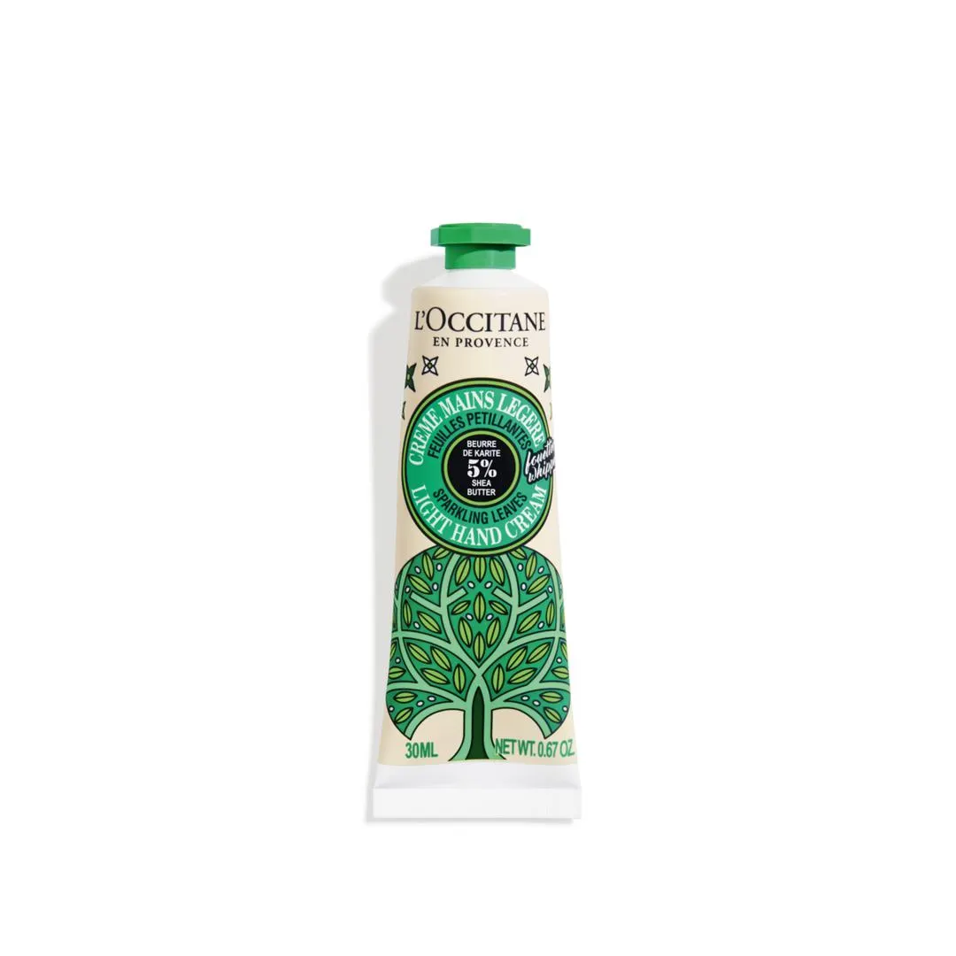 Lehký krém na ruce Shea Sparkling Leaves