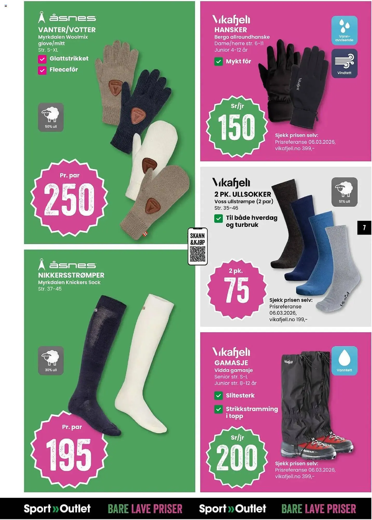 Sport Outlet kundeavis fra 24. mars til 6. april 2026 - kundeavisside 7