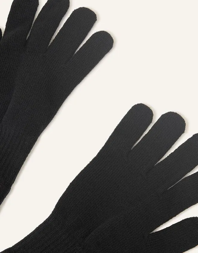 Varsity Stripe Touchscreen Gloves
