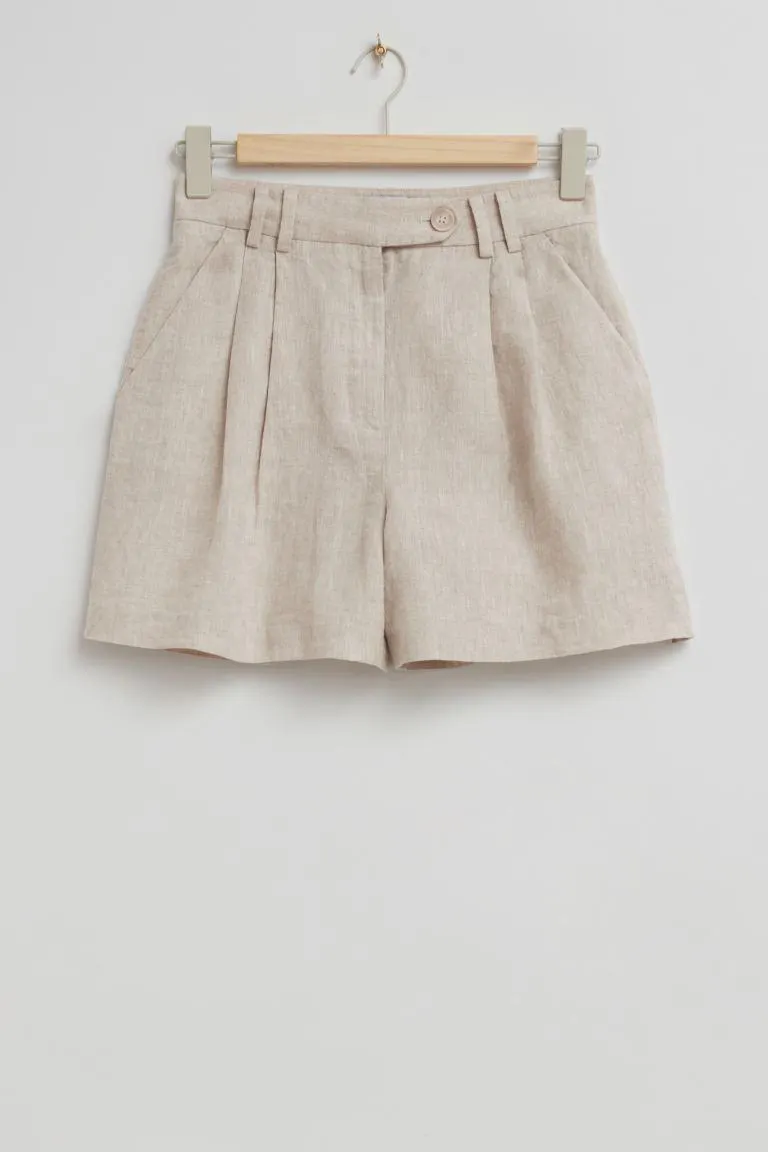 Relaxed Linen Shorts
