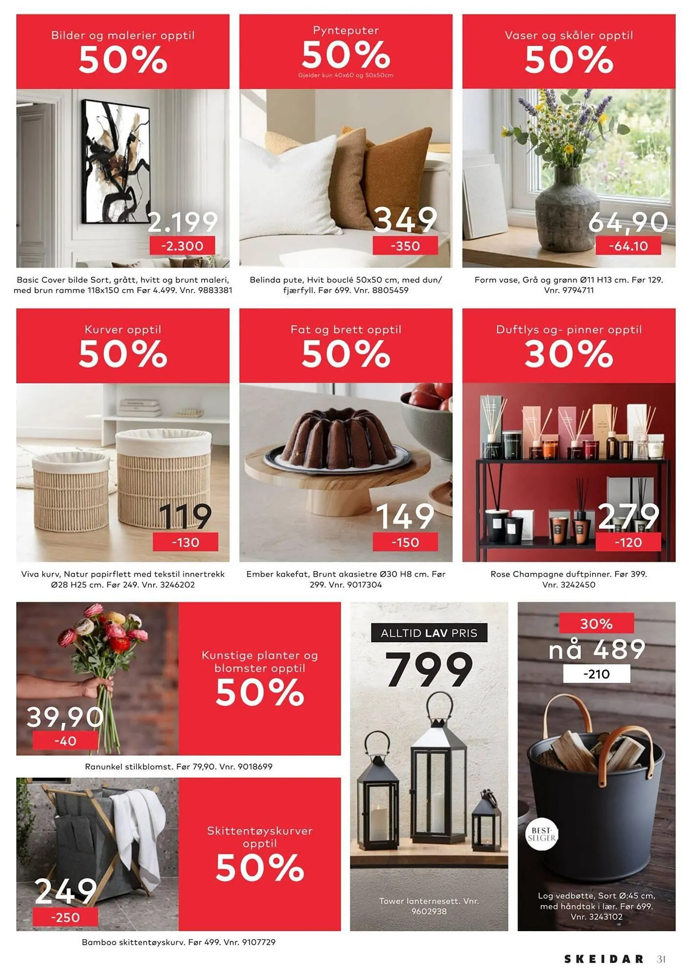 Skeidar kundeavis fra 30. desember til 2. januar 2026 - kundeavisside 31