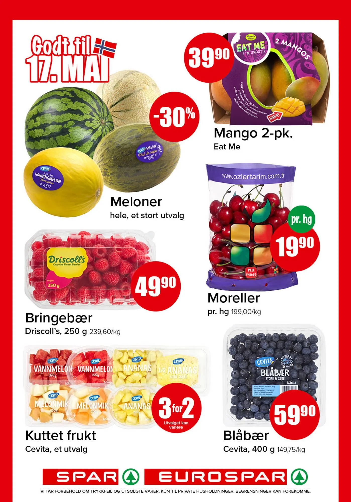 Eurospar kundeavis fra 11. mai til 17. mai 2026 - kundeavisside 4