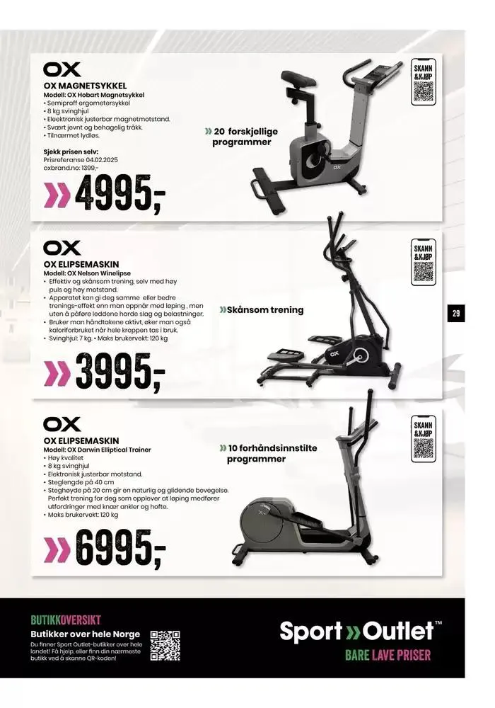 Folder Sport Outlet fra 21. februar til 7. mars 2025 - kundeavisside 29