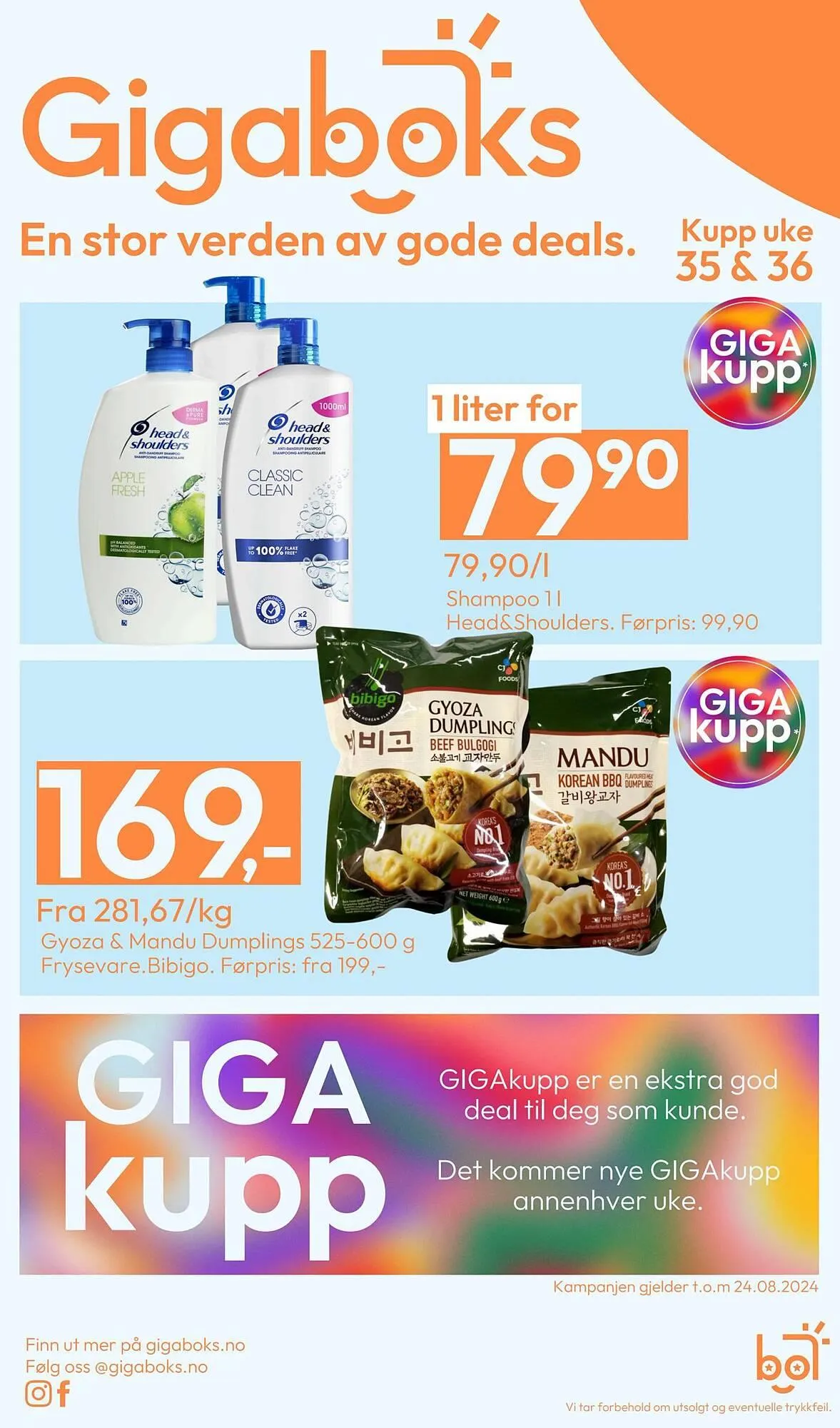 Gigaboks Kundeavis fra 24. august til 7. september 2024 - kundeavisside 2