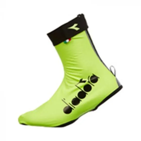 Diadora PU Performance Race skoovertrekk sort/gul