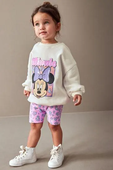 Minnie Crew Sweatshirt and Shorts Set (3mths-7yrs)