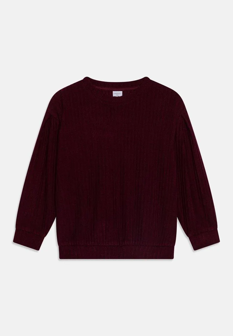 COSY WIDE PLEAT AT SLEEVE - Strikkegenser