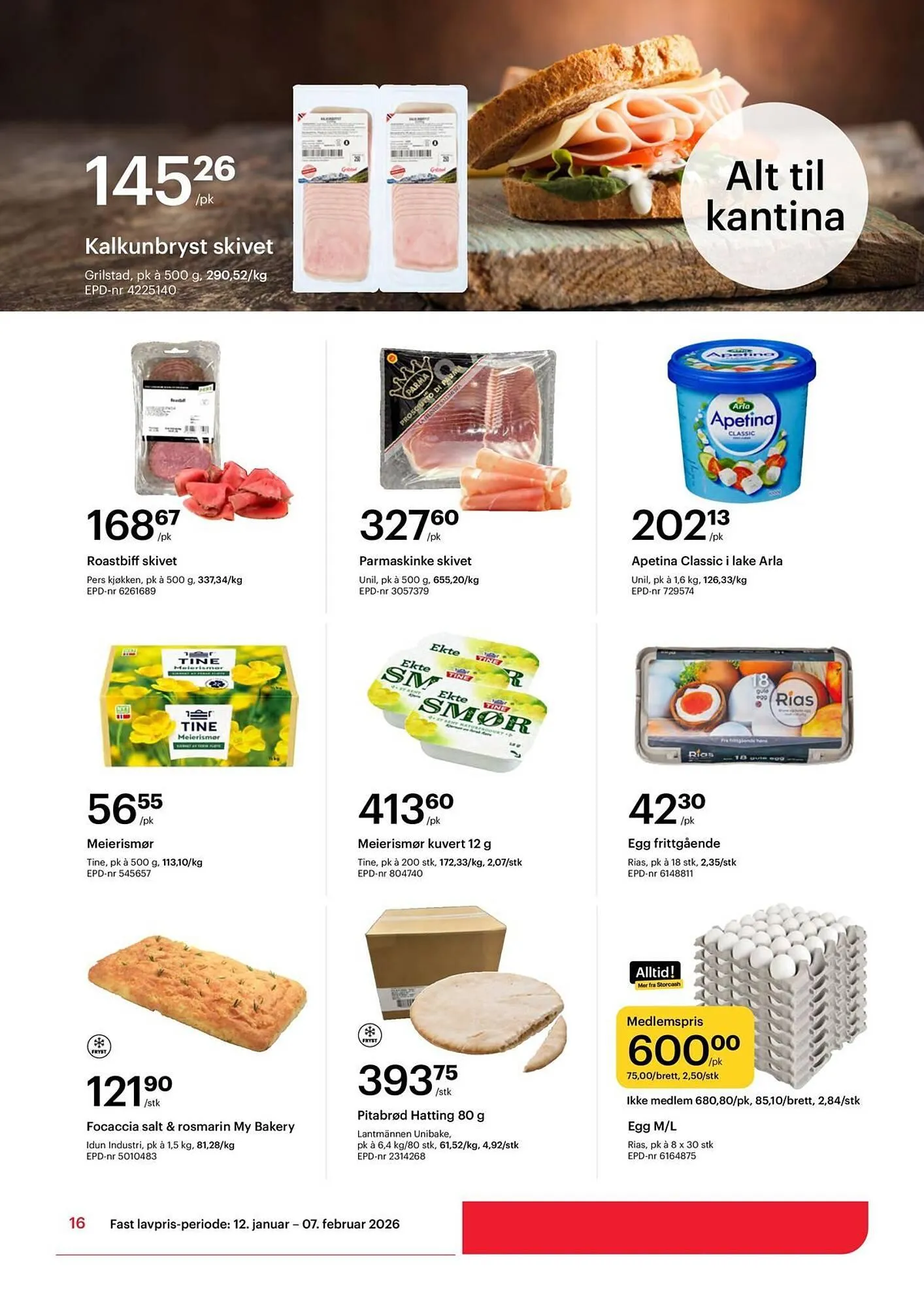 Storcash kundeavis fra 12. januar til 7. februar 2026 - kundeavisside 16