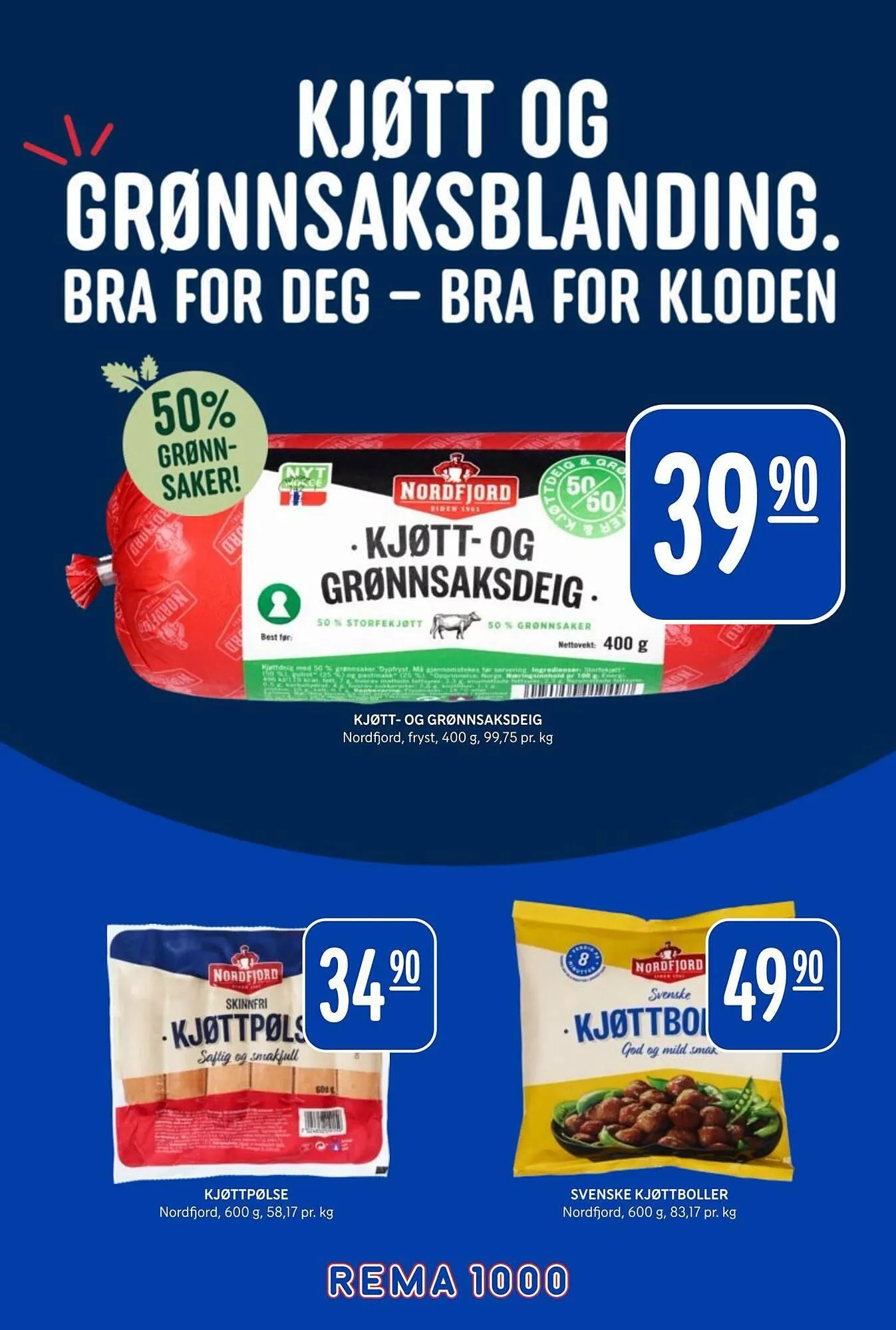 Rema 1000 kundeavis fra 1. mars til 15. mars 2026 - kundeavisside 24