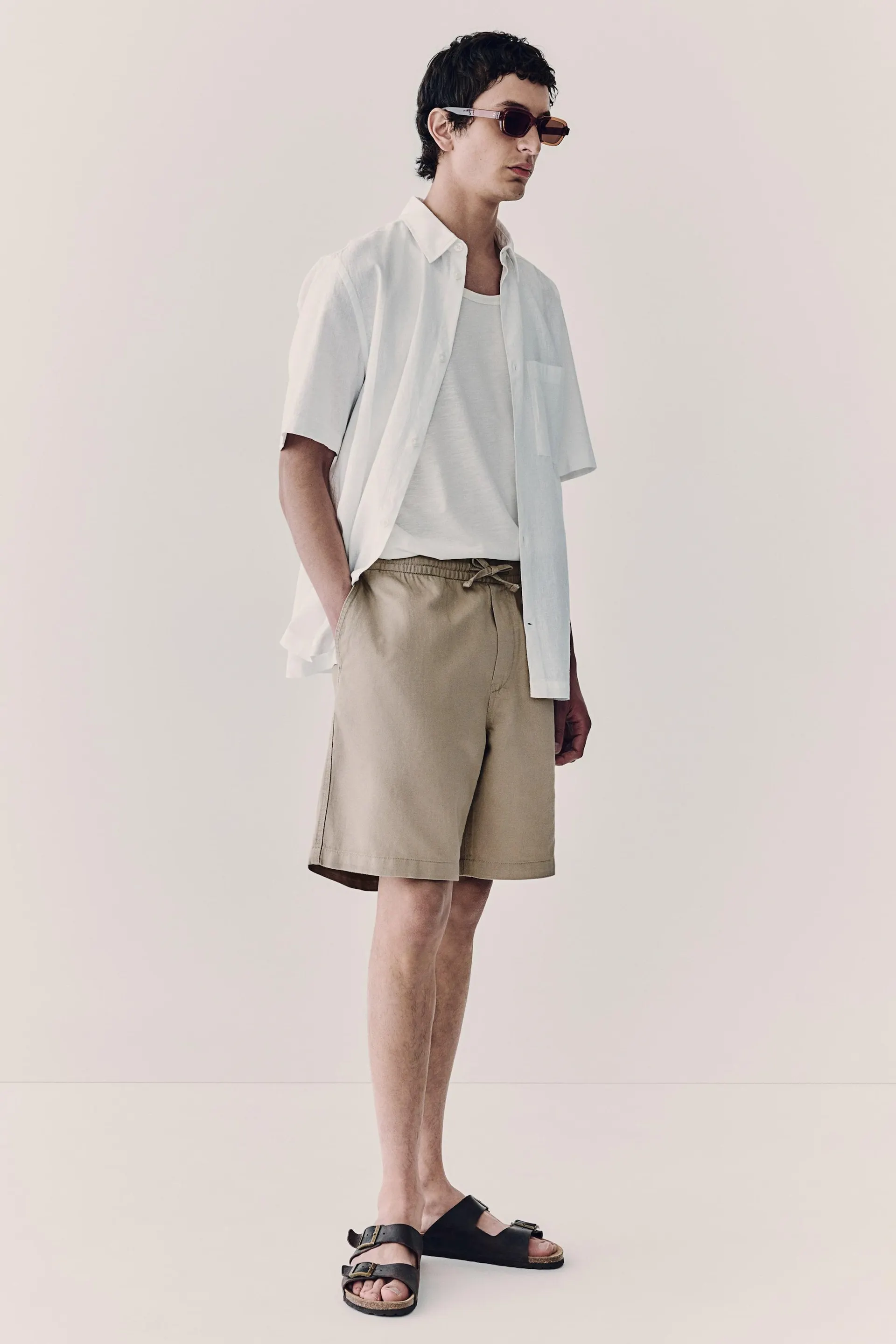 Relaxed Fit Shorts i linmiks