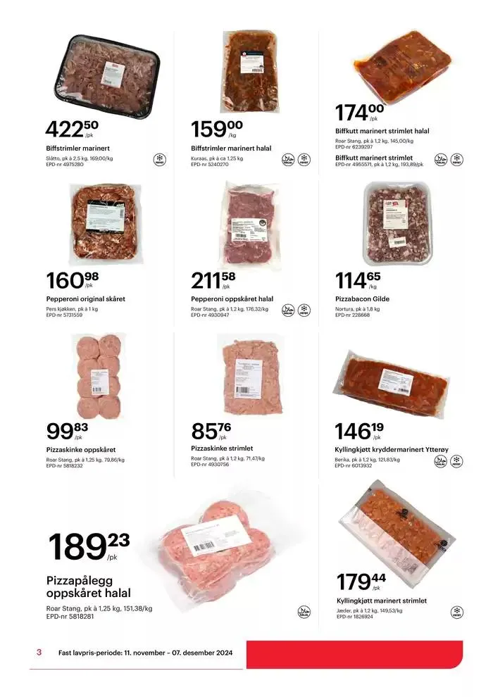 Alt du trenger, alltid billig. fra 18. november til 7. desember 2024 - kundeavisside 3