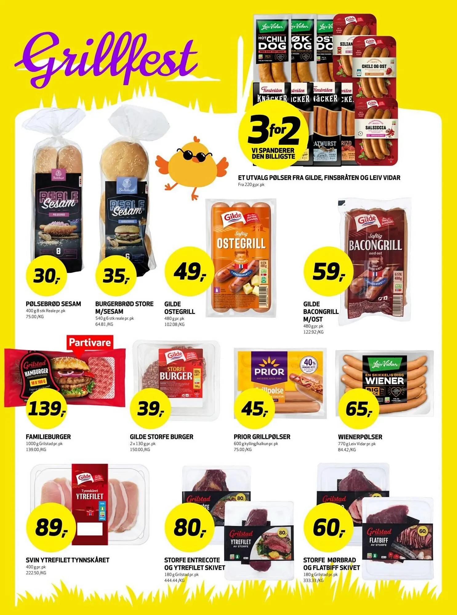 Bunnpris fra 16. mars til 22. mars 2026 - kundeavisside 3