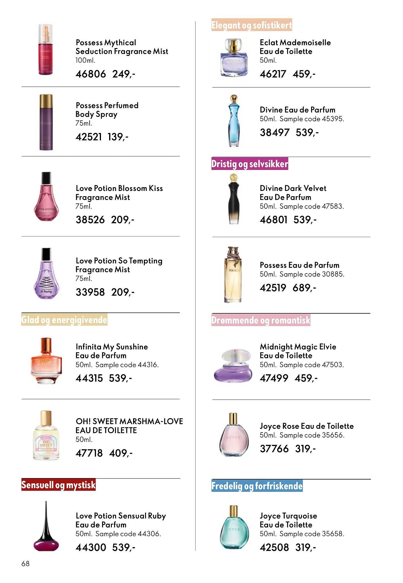 Oriflame katalog fra 1. april til 30. april 2026 - kundeavisside 68