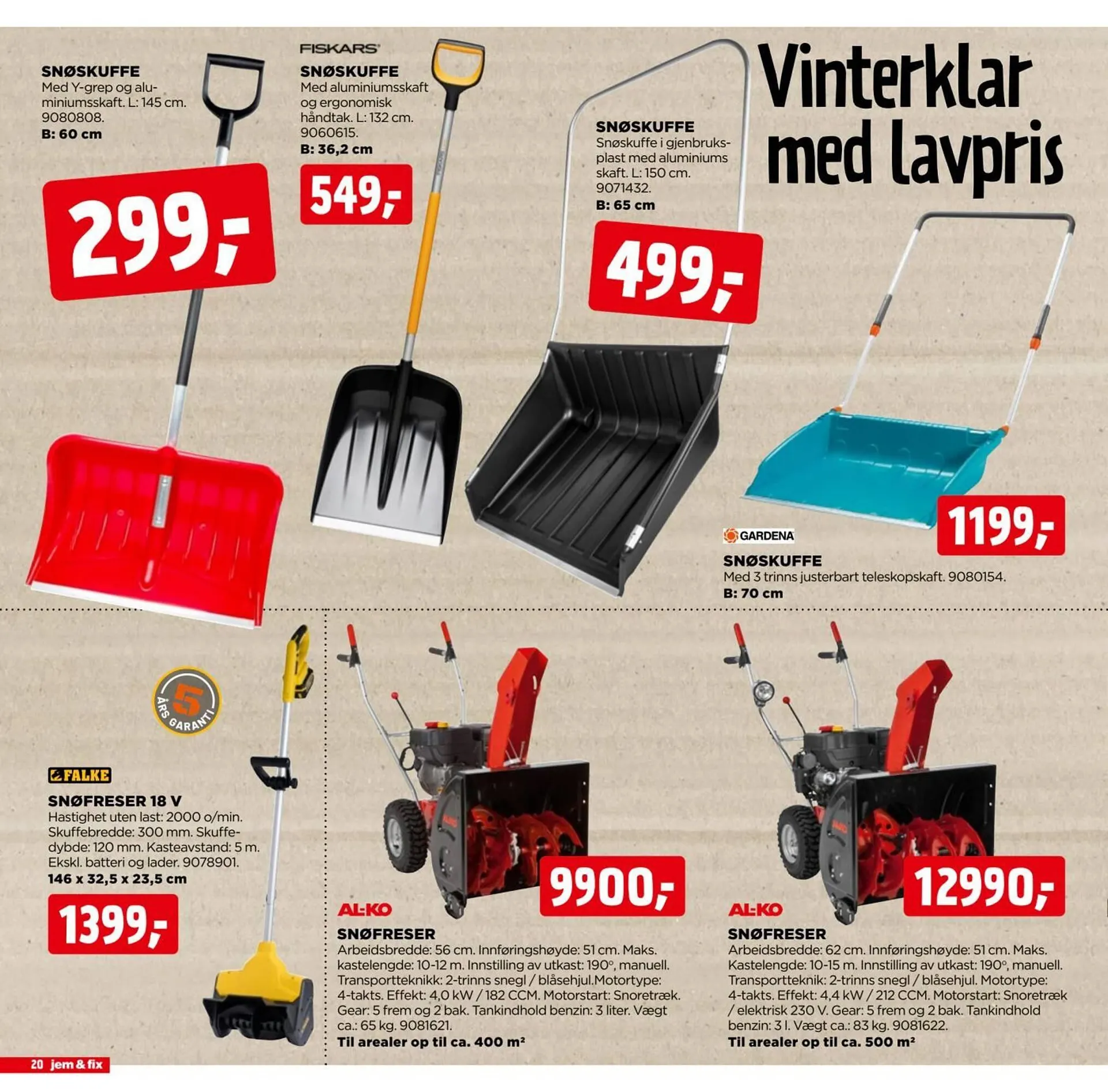 Jem & fix kundeavis fra 30. november til 7. desember 2025 - kundeavisside 20