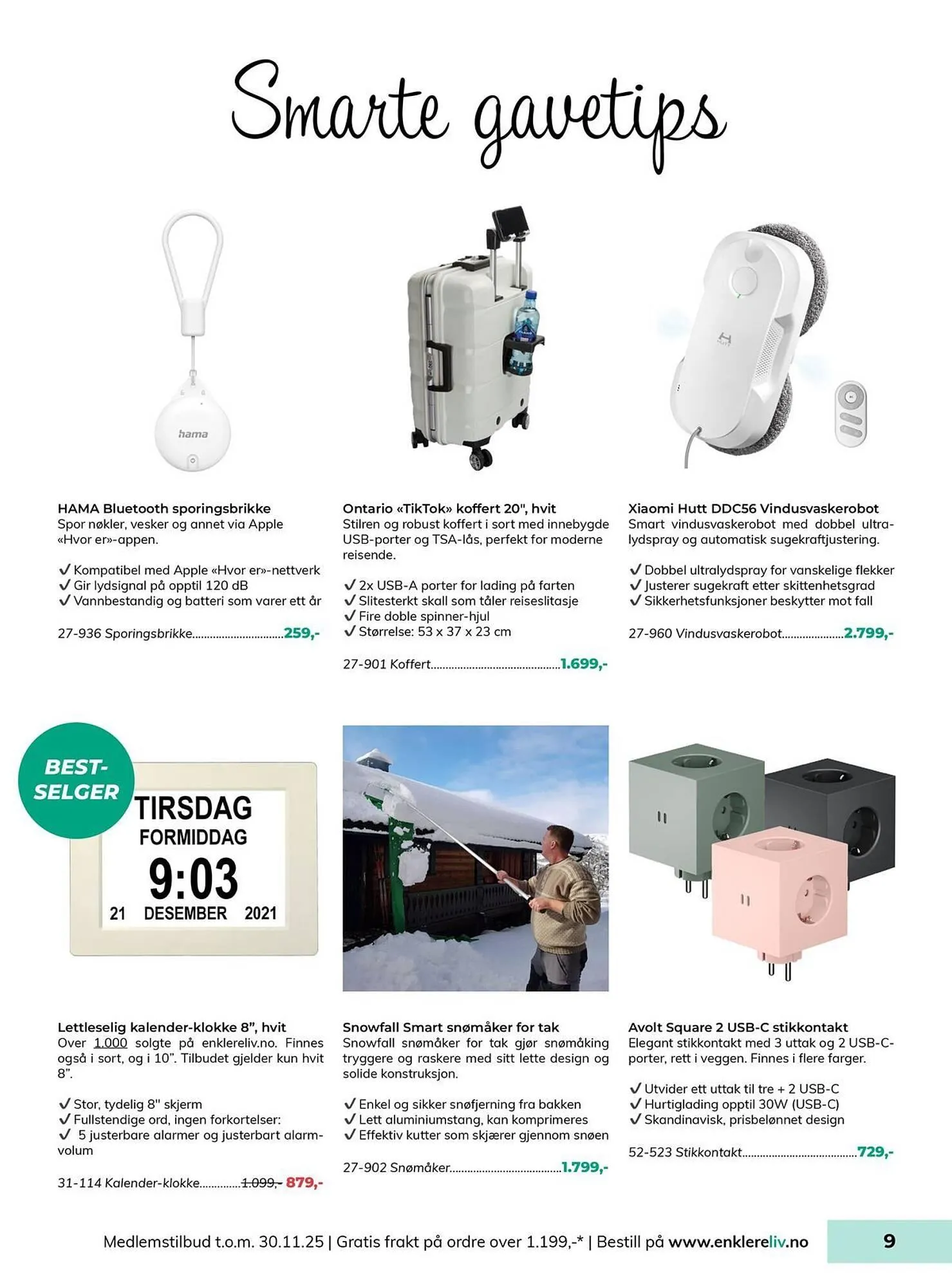 Enklere Liv kundeavis fra 5. november til 30. november 2025 - kundeavisside 9