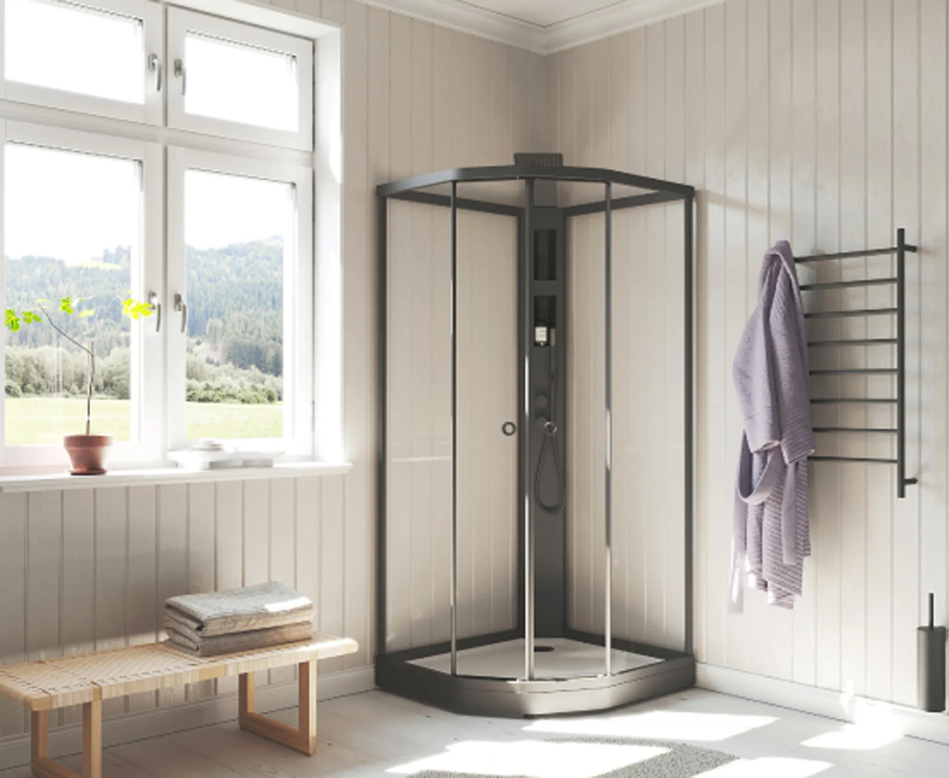 Macro Flow Semi Lux Dusjkabinett